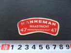 sticker folie HANNEMAN maastricht heerderdwarsstraat 47, Verzamelen, Stickers, Ophalen, Zo goed als nieuw
