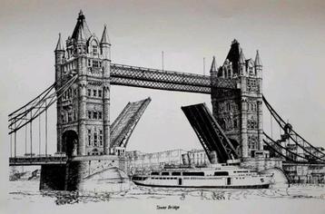 Londen Tekeningen Set - .. Bernard Smith .. beschikbaar voor biedingen
