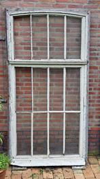 Groot antiek brocante fabrieks raam 120x220 raamkozijn, Ophalen