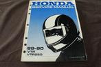 Honda VTR VTR250 1988 -1990 motorcycle shop manual, Motoren, Ophalen of Verzenden, Honda