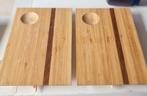 2 Sushi planken met 4 stokjes, Huis en Inrichting, Keuken | Servies, Ophalen of Verzenden, Gebruikt, Overige stijlen