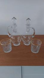 2 karaffen en 2 Whiskey glazen deze nieuwe in 1 koop, Ophalen, Zo goed als nieuw, Overige typen