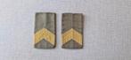 Rang onderscheidings tekens Korporaal KL GVT, Ophalen of Verzenden, Landmacht, Nederland, Embleem of Badge