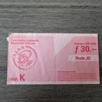 Ajax - roda jc 1991/1992 ticket, Verzamelen, Sportartikelen en Voetbal, Ophalen of Verzenden