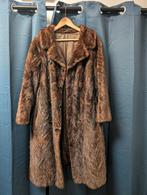 Handgemaakte Vintage Zweedse bontjas - Nerts - XS/S, Kleding | Dames, Jassen | Winter, Bruin, Verzenden, Maat 34 (XS) of kleiner