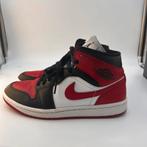 Air jordan 1 mid rood/wit/zwart, Nike Air Jordan, Ophalen of Verzenden, Sneakers of Gympen, Gedragen