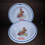 2 vintage efteling diepe melamine bordjes, quaker., Ophalen of Verzenden, Gebruikt, Overige typen