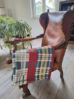 Vintage GM Plaid Blanket / General Motors deken  130180 cm, Ophalen of Verzenden, Gebruikt