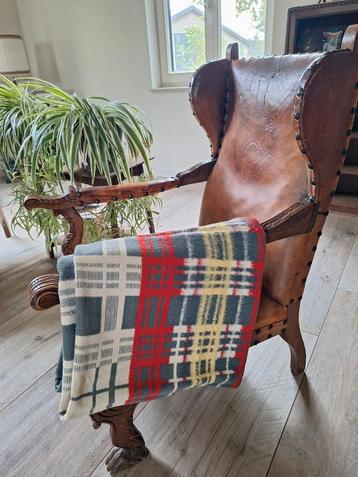 Vintage GM Plaid Blanket / General Motors deken  130180 cm beschikbaar voor biedingen