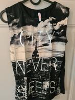 New York top met glitter / New Yorker / Maat XS, Verzenden, Zwart, New Yorker, Zo goed als nieuw