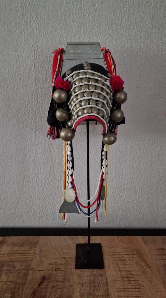 Hoofdtooi - Prachtig Decoratief Stuk, Antiek en Kunst, Kunst | Niet-Westerse kunst, Ophalen of Verzenden