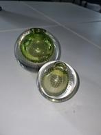 Leerdam Spijkerbollen - Glas, Huis en Inrichting, Ophalen of Verzenden, Minder dan 50 cm, Groen, Glas