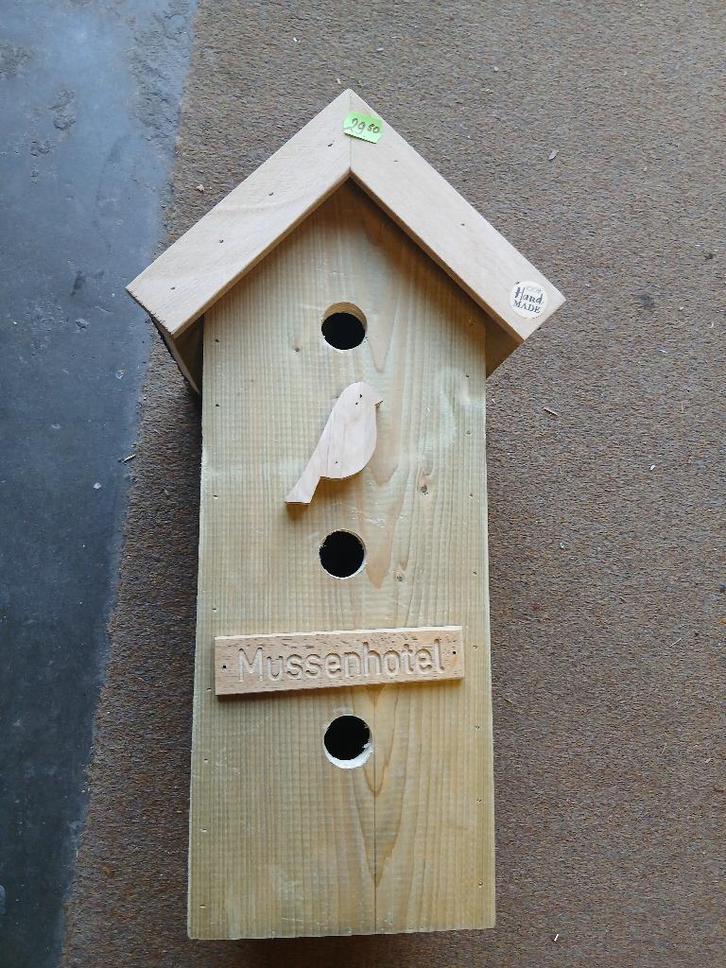 Mussenhotel, Tuin en Terras, Vogelhuisjes en Vogelbaden, Nieuw, Ophalen of Verzenden