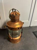 Antieke Koperen Ankerlicht Scheepslantaarn, Antiek en Kunst, Ophalen of Verzenden