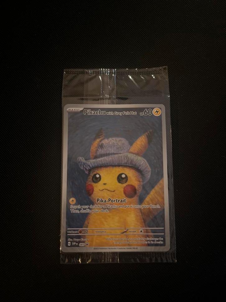 Pikachu With Grey Felt Hat - Sealed - #85 - Pokemon Promo, Hobby en Vrije tijd, Verzamelkaartspellen | Pokémon, Nieuw, Ophalen of Verzenden
