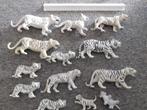 Verzameling sneeuwtijgers, dierfiguren, geen Schleich, Verzenden, Gebruikt, Wild dier, Beeldje of Figuurtje