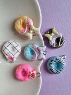 5 stuks donut bedels (mix), Ophalen of Verzenden, Nieuw, Bedel