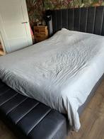 Velours bed 160x200 met opbergruimte, verstelbaar + matrasse, Huis en Inrichting, Slaapkamer | Bedden, Ophalen, Verstelbaar, Tweepersoons