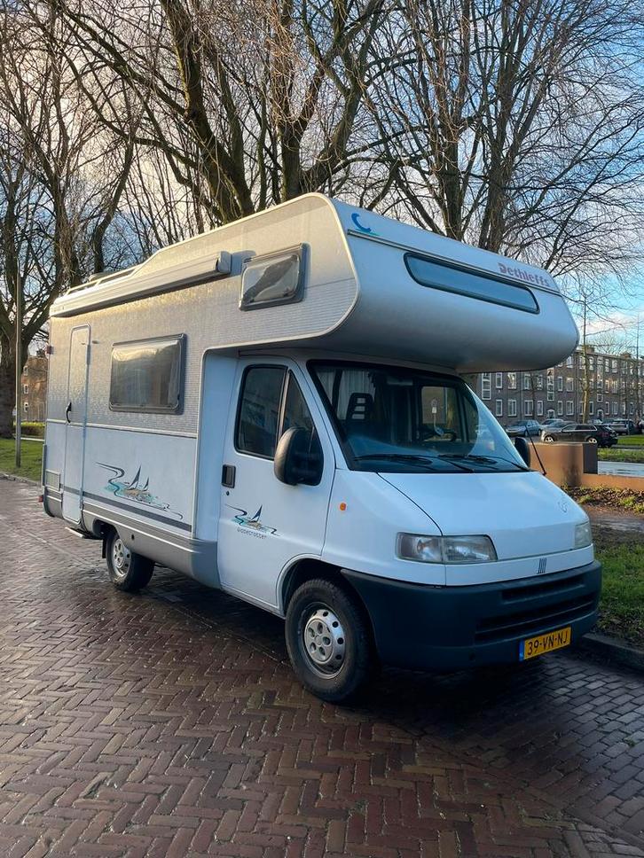 Camper Fiat Ducato - Dethleffs Globetrotter Esprit alkoof, Caravans en Kamperen, Campers, Particulier, tot en met 5, Alkoof, Dethleffs