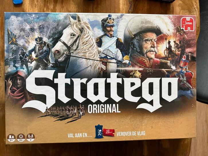 Stratego - Het Originele Spel, Hobby en Vrije tijd, Gezelschapsspellen | Bordspellen, Gebruikt, Een of twee spelers, Ophalen of Verzenden