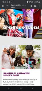 Walibi spookydays, Drie personen of meer, Ticket of Toegangskaart