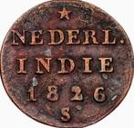 Nederlands-Indië 1/2 Stuiver 1826 S - Willem I, Ophalen of Verzenden, Koning Willem I, Overige waardes, Losse munt