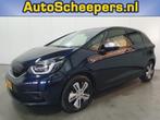 Honda Jazz 1.5 e:HEV Executive NAVI/CRUISE/STOEL-STUURVERW, Blauw, Leder en Stof, Adaptive Cruise Control, Origineel Nederlands