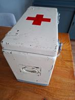WWII metalen box, geisoleerde medicijnenbox., Ophalen of Verzenden, Landmacht, Overige gebieden, Kist of Geocache