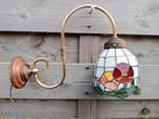 Tiffany wandlamp erg oude lamp, Huis en Inrichting, Lampen | Wandlampen, Ophalen of Verzenden, Gebruikt, Glas, Tiffany