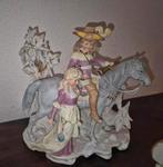 Antieke Porseleinen beelden Grafenthal Rococo Staffordshire, Ophalen, Zo goed als nieuw, Mens