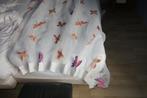 witte vitrage met kleurige vlinders, Huis en Inrichting, Stoffering | Gordijnen en Lamellen, Wit, Zo goed als nieuw, Kinderkamer