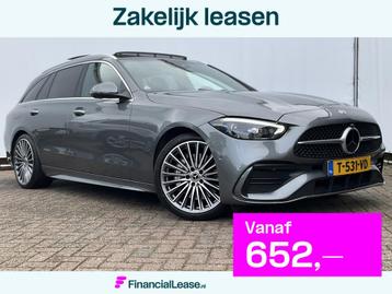 Mercedes-Benz C-Klasse Estate 180 AMG Line Trekhaak Pano Bur beschikbaar voor biedingen