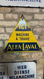alfa laval melkmachine bordje, Ophalen of Verzenden, Zo goed als nieuw, Reclamebord