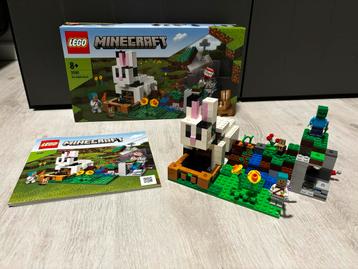 Lego Minecraft 21181 de konijnenhoeve 