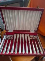 Antiek 6-delig visbestek, Antiek en Kunst, Ophalen of Verzenden