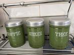 Vintage Voorraadblikken - Koffie, Suiker, Thee, Ophalen of Verzenden, Gebruikt