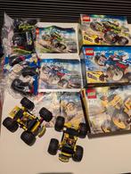 Lego Racers Set - 4 Stuks (2x 9093, 9094, 9095), Ophalen of Verzenden, Gebruikt, Complete set, Lego
