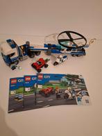 Lego city 60244 helikopter transport compleet met boekjes, Ophalen of Verzenden, Zo goed als nieuw, Complete set, Lego