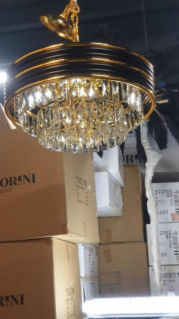 Eric kuster Kroonluchter Chandelier gouden hanglamp kristal beschikbaar voor biedingen