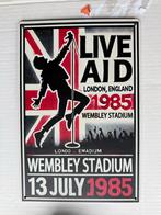 Live Aid 1985 Wembley Stadium Metalen  bord 30 bij 20, Ophalen of Verzenden, Zo goed als nieuw