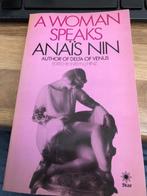 Anais Nin: A woman speaks, Ophalen of Verzenden, Zo goed als nieuw, Anaïs Nin