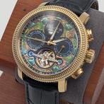 Heritor Aura automatisch horloge goudkleurig groen - Zgan, Sieraden, Tassen en Uiterlijk, Horloges | Heren, Ruilrijk, Zo goed als nieuw