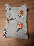 Leuke grijze longsleeve, met dieren, maat 116., Ophalen of Verzenden, Gebruikt, Jongen, Shirt of Longsleeve