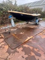 Bootje, trailer en motor. Bootje gratis, Watersport en Boten, Ophalen, Overige typen, Zo goed als nieuw, 3 tot 6 meter