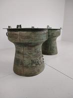 Grote Zuidoost-Aziatische bronzen regendrum (los te koop), Ophalen