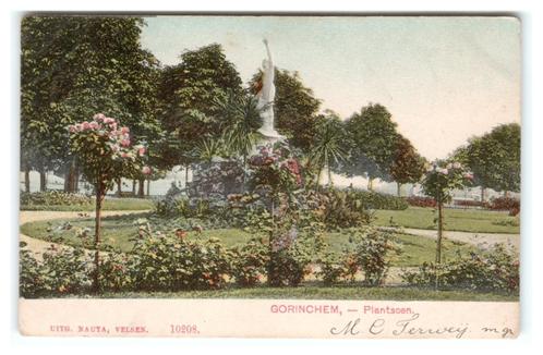 Gorinchem, Plantsoen. Nauta 10208, Verzamelen, Ansichtkaarten | Nederland, Gelopen, Zuid-Holland, Voor 1920, Verzenden
