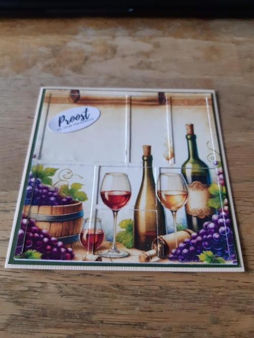 Dieptekaart-Proost op jou verjaardag(81), Hobby en Vrije tijd, Kaarten | Zelfgemaakt, Nieuw, Overige thema's, Ophalen of Verzenden