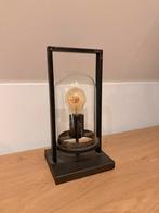 Lantaarn tafellamp - antraciet industrieel, Ophalen, Zo goed als nieuw, Metaal, Minder dan 50 cm