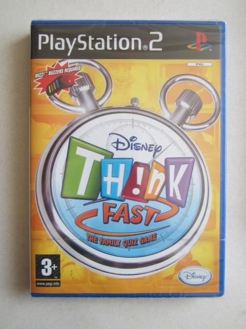 Buzz Disney Think Fast Quiz game PS2 Playstation 2, Spelcomputers en Games, Games | Sony PlayStation 2, Nieuw, Overige genres