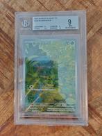 Bulbasaur IR 166/165 - Scarlet & Violet 151 - BGS 9 MINT, Ophalen of Verzenden, Zo goed als nieuw, Losse kaart, Foil